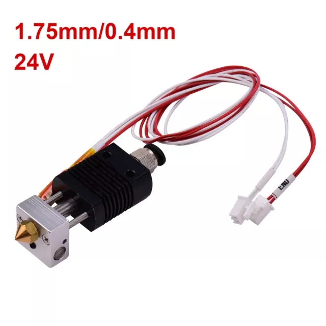 3D Printer Full Metal Hotend Extruder Kit Hot End Set with 0.4mm Nozzle K8L7