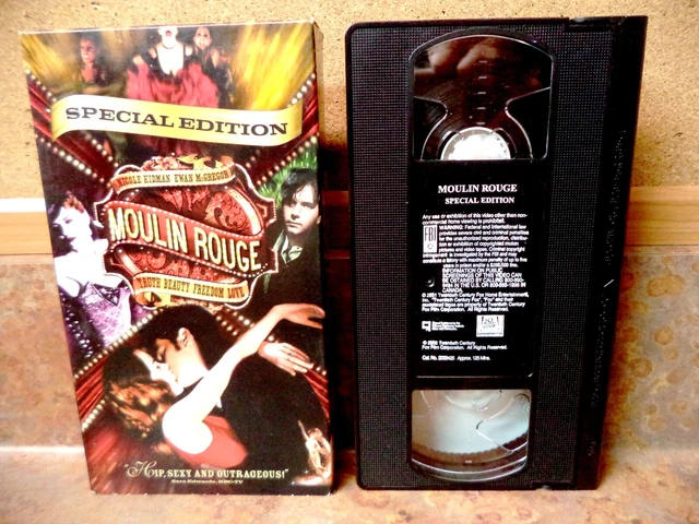 MOULIN ROUGE (VHS 2002) SPECIAL EDITION (OVER 25 EXTRA MINUTES) Nicole ...