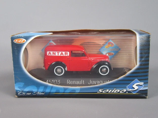 Renault Juvaquatre ANTAR solido 8424 au 1/18 N+B