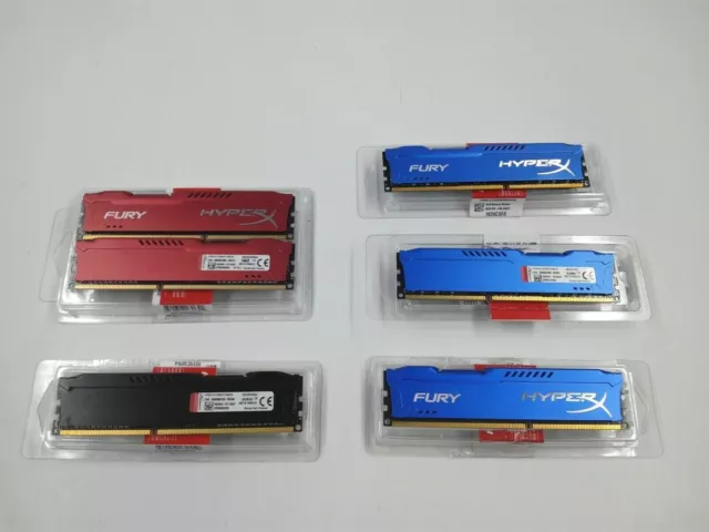 Kingston HyperX Fury DDR3 Lot de 6 modules de mémoire RAM 32 Go au total