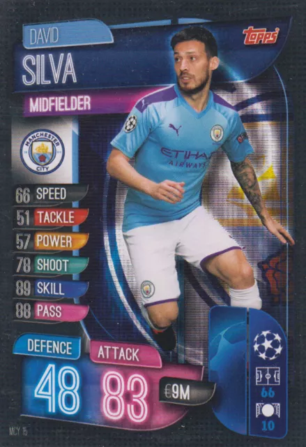 Topps Champions League 19 20 2019 2020 MCY15  David Silva 