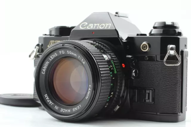 [Cerca de MINT] Programa Canon AE-1 Cámara de película de 35 mm negra con...