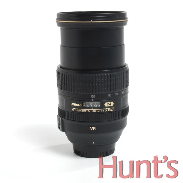 NIKON N AF-S NIKKOR 24-120mm f4G ED VR AUTO FOCUS LENS** WORKS BUT SOLD AS IS **