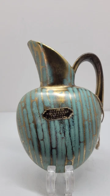 Carstens Tonnieshof Wall Vase Ceramic Western Germany READ Sconce
