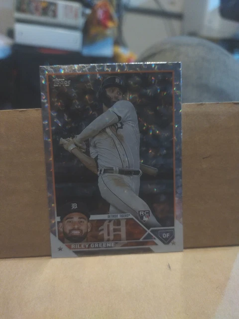 2023 Topps Series 1 RILEY GREENE Collectors Super Box Silver Foil Board RC #31