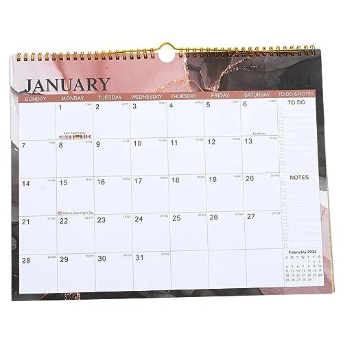 DESKTOP CALENDAR 20242025 Wall Calendar from January 2024 to June 2025