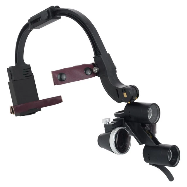 5W LED Head Light for Dental Surgery with Magnifying Loupes 2.5X/3.5X