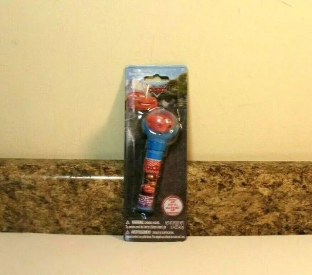 Disney Cars Blueberry Flavored Lip Balm With Super Bouncy Ball NEW