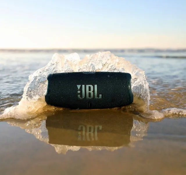 NIB JBL CHARGE 5 Bluetooth Portable Speaker Waterproof Pro Sound USB C Black