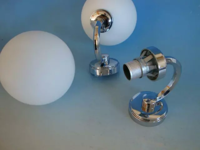 RS0519-434: Paar Dornbracht Wandlampen im Bauhaus Stil für Bad  etc. 2
