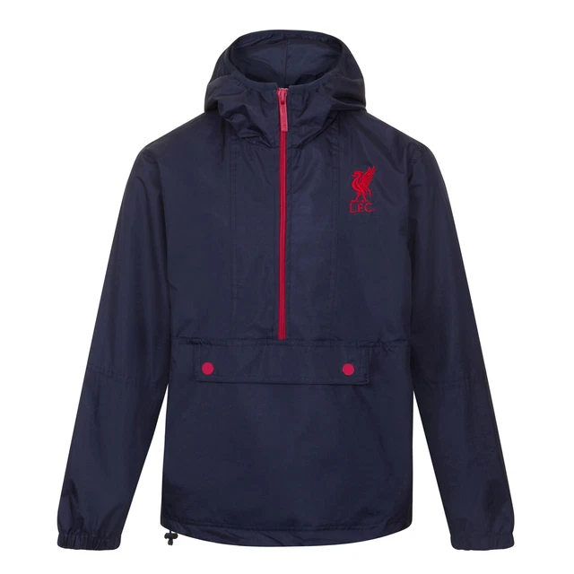 LIVERPOOL FC MENS Jacket Shower Windbreaker OFFICIAL Football Gift £29.