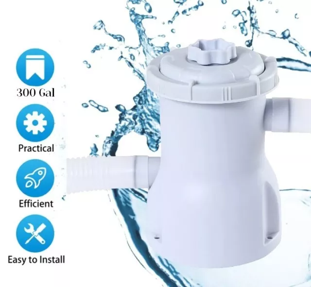 Electric 300 Gal Filter Pump Swimming Pool, Fish Pod, Etc Sealed Free Delivery