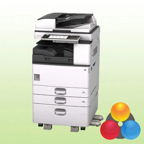 Nashuatec Aficio MP 3053SP Drucker Kopierer mit 2.PF LAN Duplex Unterschrank A3