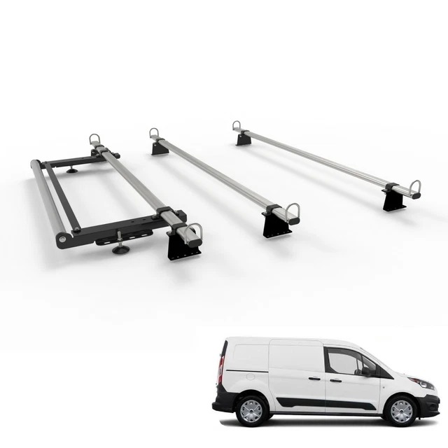 TRANSIT CONNECT MK2 L2LWB TITAN WorkReady Van Roof Rack 3 bars with