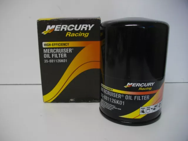 Mercury Racing Marine MerCruiser 35-881126K01 High Performance Oil Filter