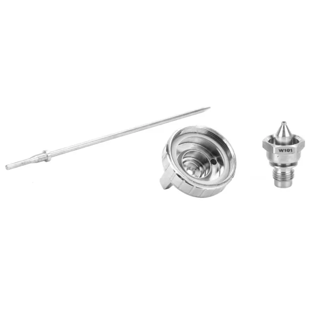 3pcs Stainless Aircap Nozzle Needle Tip Accessory Fit For W-101 Pneumatic Sp GAW