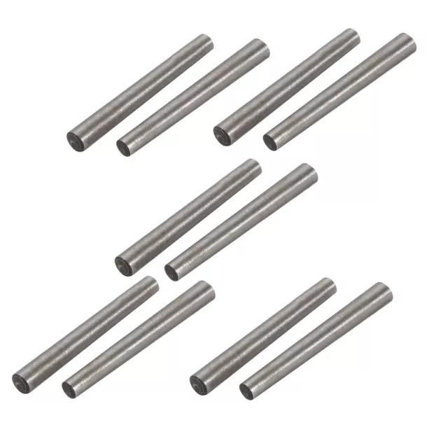 10 Pcs Carbon Steel GB117 2.5mm Small End Diameter 25mm Length Taper Pin