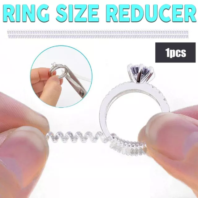 Ring Size Adjuster Reducer Spiral Invisible Snugs Guard Jewellery Resizer Tool