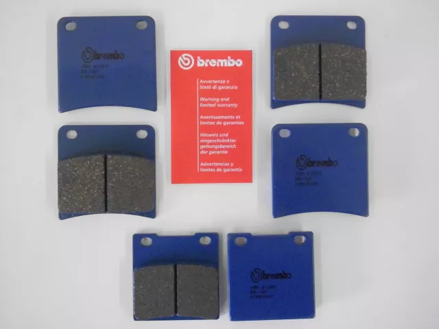 Brembo Bremsbeläge Bremsklötze Bremse vorne + hinten Suzuki GSX 600 750 F