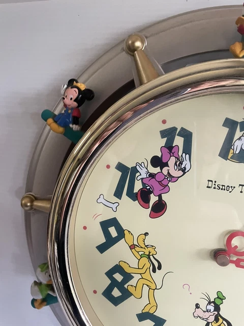 VINTAGE DISNEY ENTERPRISES Singing Wall Clock - Disney Time - Automated ...