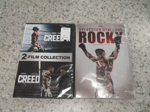 ROCKY CREED 8 Film Collection DVD Set 1 2 3 4 5 6 II III IV V