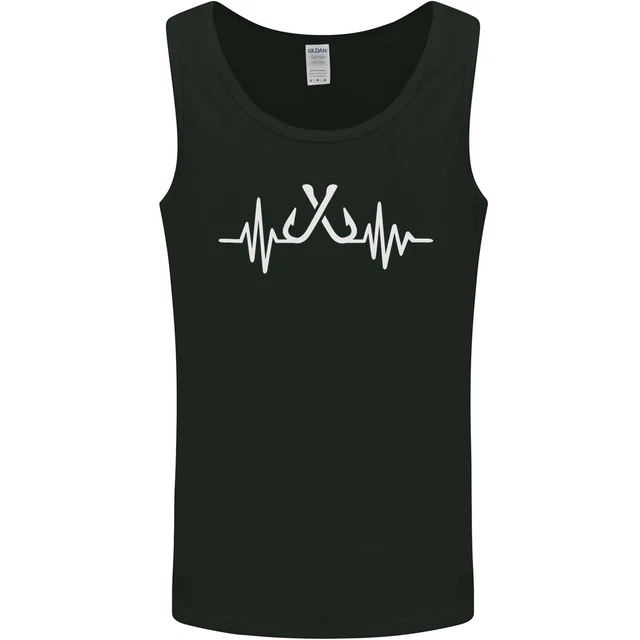 Gilet da uomo ECG Pulse Fishing divertente pescatore ECG
