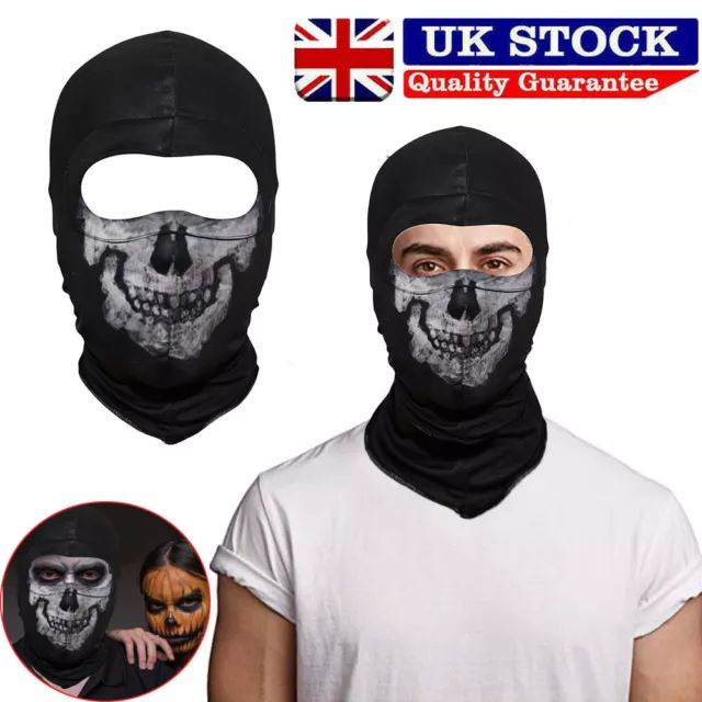 Fabric COD Ghost Face Mask Balaclava Winter Helmet Skull Halloween Prop  Cosplay