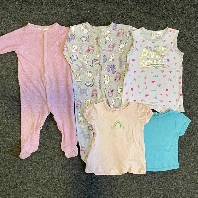 Assorted Dymples Baby Girl Clothing Bundle Size 0