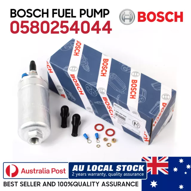 1x Genuine Bosch 044 Inline External Fuel Pump 300lph 90 day warranty 0580254044