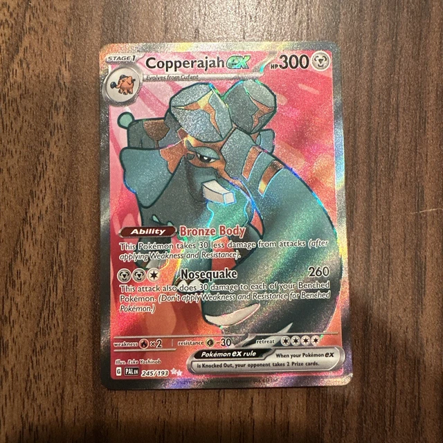 Copperajah EX 245/193 Full Art NM/M Paldea Evolved Pokemon Card