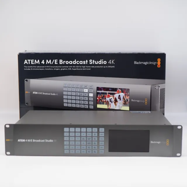 [ Near Mint ] Blackmagic Design ATEM 4 M/E Broadcast Studio 4K #SWATEMRRW4ME4K