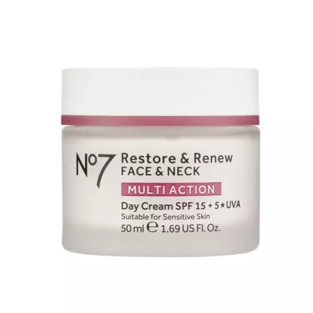 No7 Restore & Renew Face & Neck Multi-Action Day Cream 50ml