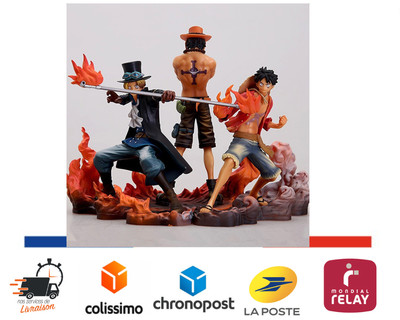 Collection One Piece Lot 3 Figurines Luffy Ace Sabo Anime Manga Japonais Eur 48 99 Picclick Fr