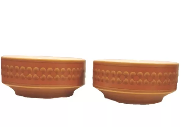 Hornsea Saffron Two Cereal /Soup Bowls