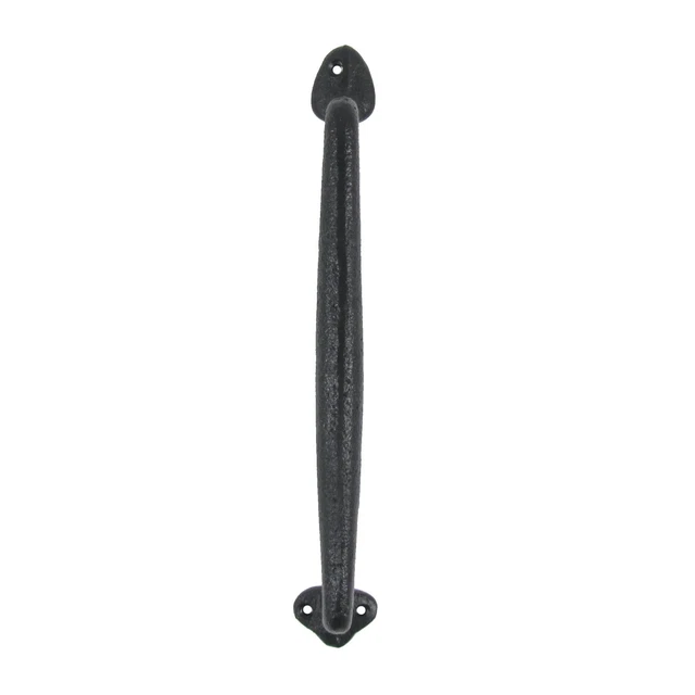 Large Vintage Cast Iron Slide Door Pull Antique Gate Handle Rustic Barn Hardware