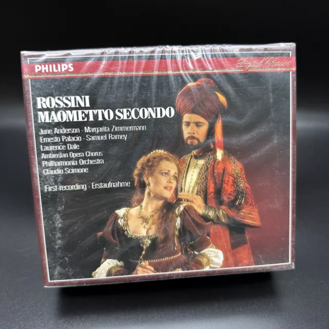 Rossini Maometto Secondo, Claudio Scimone [Philips, 3 CD Box Set] NEW SEALED