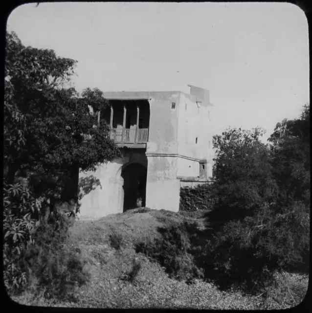 Glass Magic Lantern Slide INDIA NO7 TEMPLE GATEWAY C1910 PHOTO