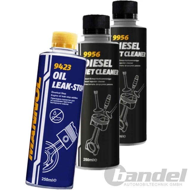 Mannol Additiv Set Satz Diesel Jet+Oil Leak Stop Öl Leck Stopp