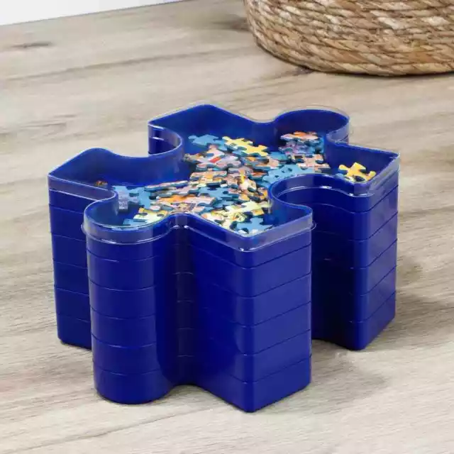 Ravensburger Puzzle Sort & Go Stackable Sorting Trays Store Up to