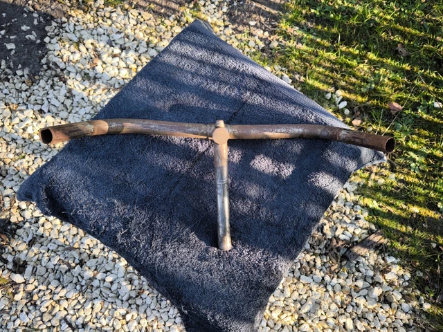 Ancien Guidon de Vélo de Course Cycliste en Aluminium