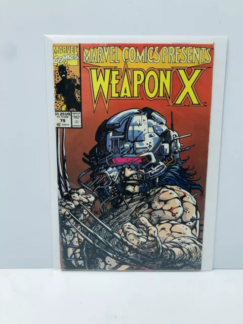 Marvel Comics Presents Vol. 1 No. 79 Weapon X 1991 Comic Book Wolverine