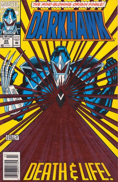 Darkhawk #25 (Newsstand) FN; Marvel | we combine shipping