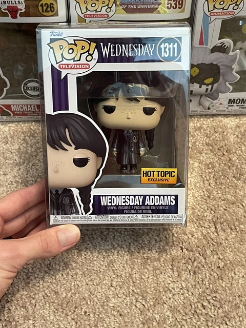Funko Pop Wednesday Addams # 1311 * Metallic * Hot Topic Exclusive w/ Protector