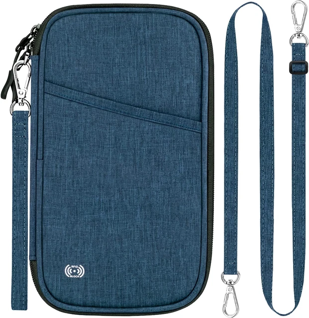 Travel Accessories Family Passport Holder RFID Blocking Travel Wallet Document O