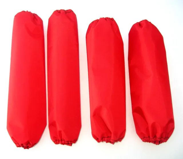 Shock Covers Dirt Late Model Red Set 4