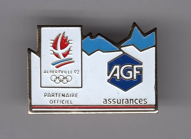 Pin's Olympique Albertville 1992 – Sponsor Bausch & Lomb – Rare – Jeux Olympiques