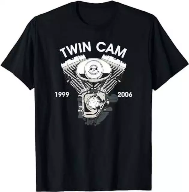 Twin Cam Twincam V-Twin Motorcycles Biker Motorcycle Engine T-Shirt