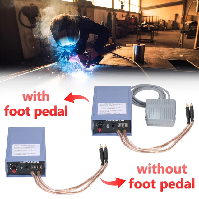 Portable 5000W Mini Spot Welder Machine DIY Kit 18650 Battery Pack Welding Tool