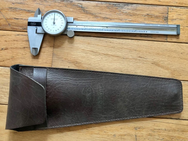 Vintage Helios Fowler Dial Caliper Micrometer 6" Model 52-010-006 - Germany