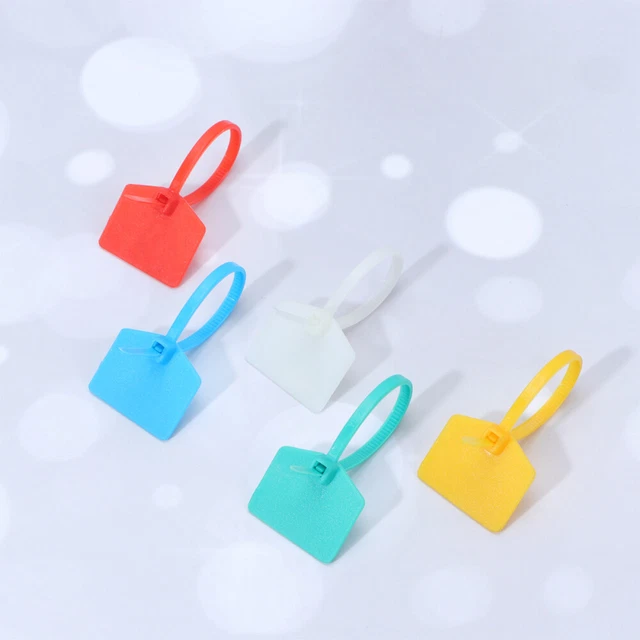 Lot De 10 Attaches Câbles Auto-agrippantes 50cm X 5cm Bleues - Avec Oeillet Et Crochet